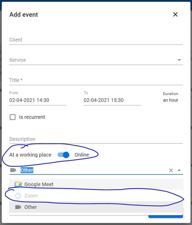 Event troubleshooting